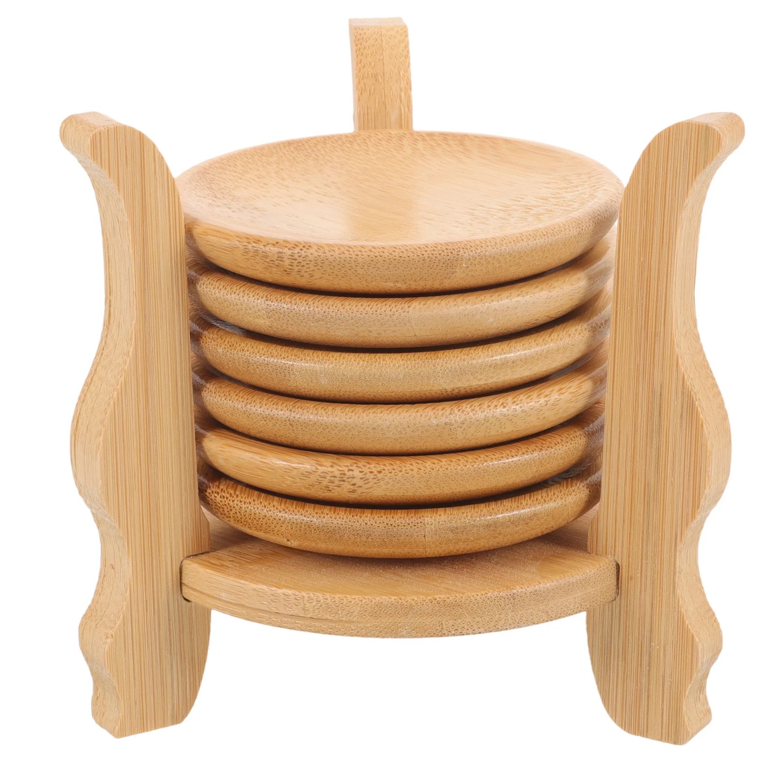 1Set Bamboo Coaster Set Heat Resistant Rustic Design Drink Protector for Tabletop Dining Desk Decorative Cup Mat Wear
1Set Bamboo Coaster Set Heat Resistant Rustic Design Drink Protector for Tabletop Dining Desk Decorative Cup Mat Wear