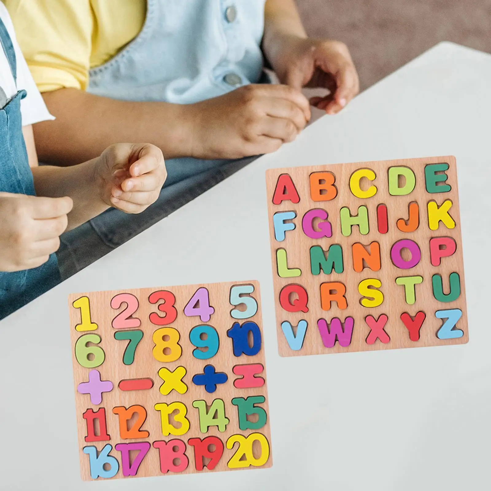 2Pcs Alphabet Number Puzzle Board Preschool Learning Kids Learning Board for 4 5 6 Year Old Children Kids New Year Gift
2Pcs Alphabet Number Puzzle Board Preschool Learning Kids Learning Board for 4 5 6 Year Old Children Kids New Year Gift