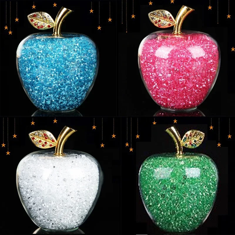 Amazing Love Gifts Hollow Glass Apple Fullfill with Color Crystal Rhinestone Figurines Home Decoration Accessories
Amazing Love Gifts Hollow Glass Apple Fullfill with Color Crystal Rhinestone Figurines Home Decoration Accessories