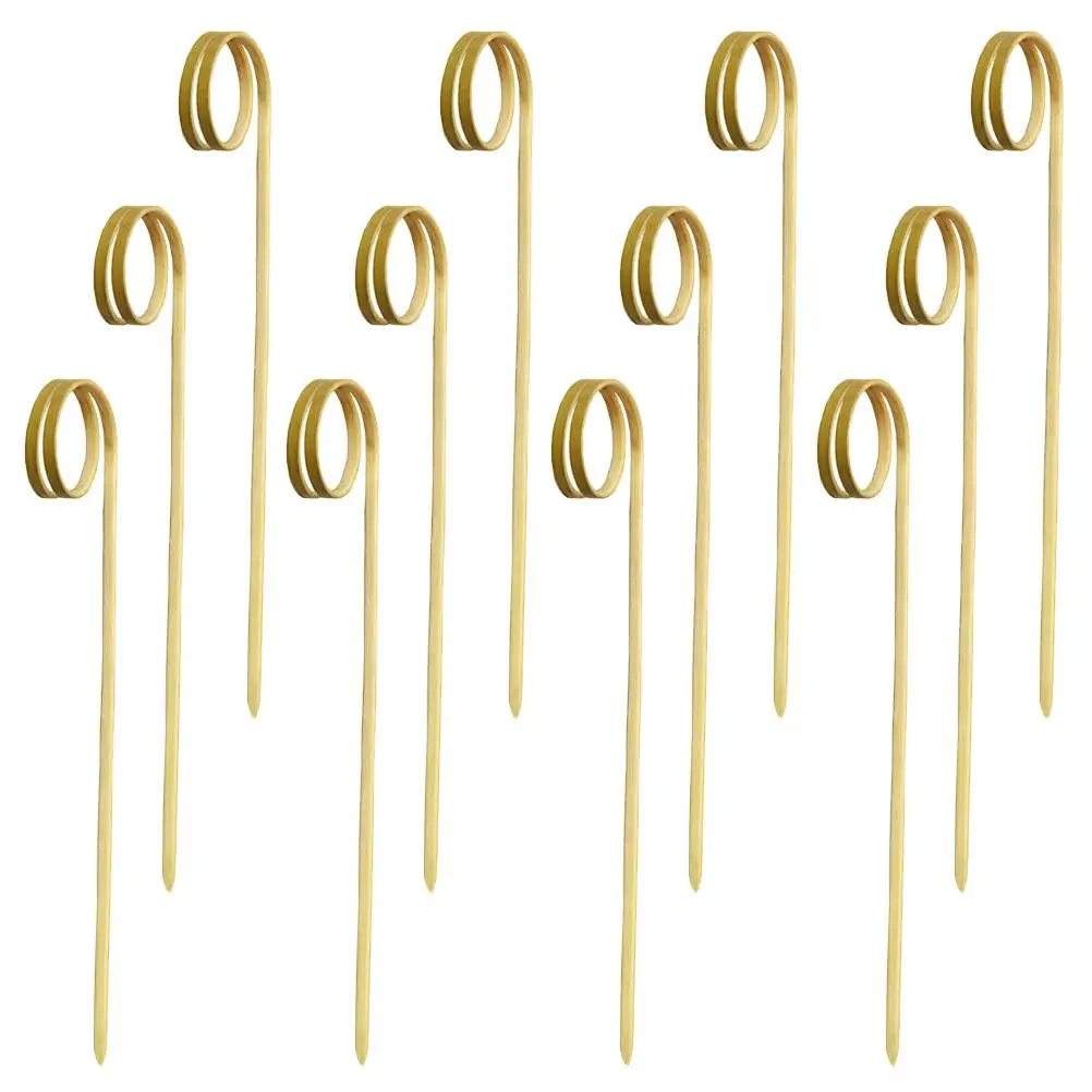 100 Pcs Fruit Stick Bamboo Pick for BBQ Banquet Supplies Disposable Food Sticks Rotating Skewers Cocktail Picks
100 Pcs Fruit Stick Bamboo Pick for BBQ Banquet Supplies Disposable Food Sticks Rotating Skewers Cocktail Picks