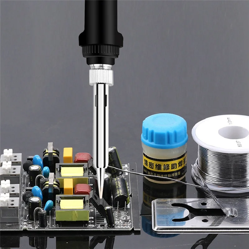 Electric Soldering Iron, 60W Engraving Pen Woodburner Flipping Word Embossing Pyrography Tool Craft Set Euplug EU Plug-A73I
Electric Soldering Iron, 60W Engraving Pen Woodburner Flipping Word Embossing Pyrography Tool Craft Set Euplug EU Plug-A73I