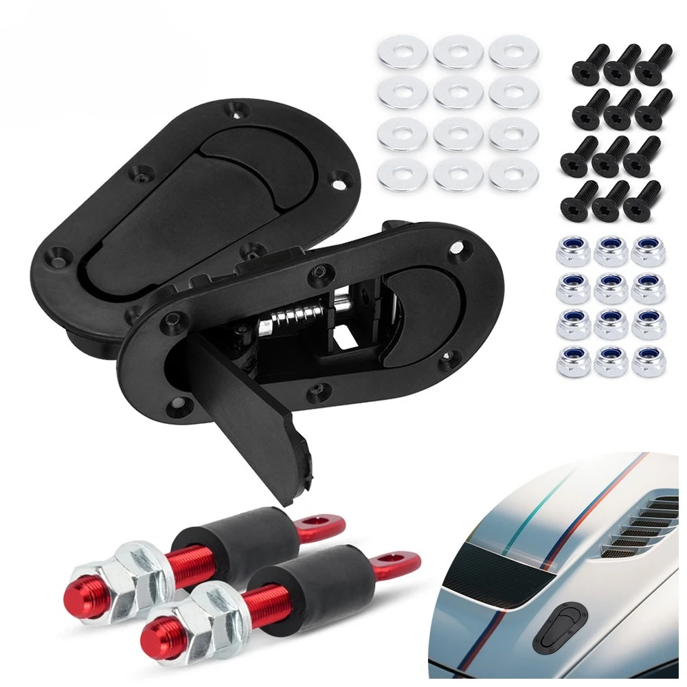Universal Racing Car Flush Mount Quick Release Hood Latch Pin NO Key Locking Kit
Universal Racing Car Flush Mount Quick Release Hood Latch Pin NO Key Locking Kit