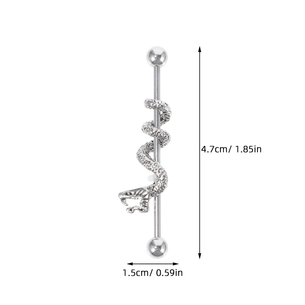 Dragon Head Industrial Earrings For Women Earrings Industrial Piercing Jewelry Ear Studs Stainless Steel Unique Design Secure
Dragon Head Industrial Earrings For Women Earrings Industrial Piercing Jewelry Ear Studs Stainless Steel Unique Design Secure