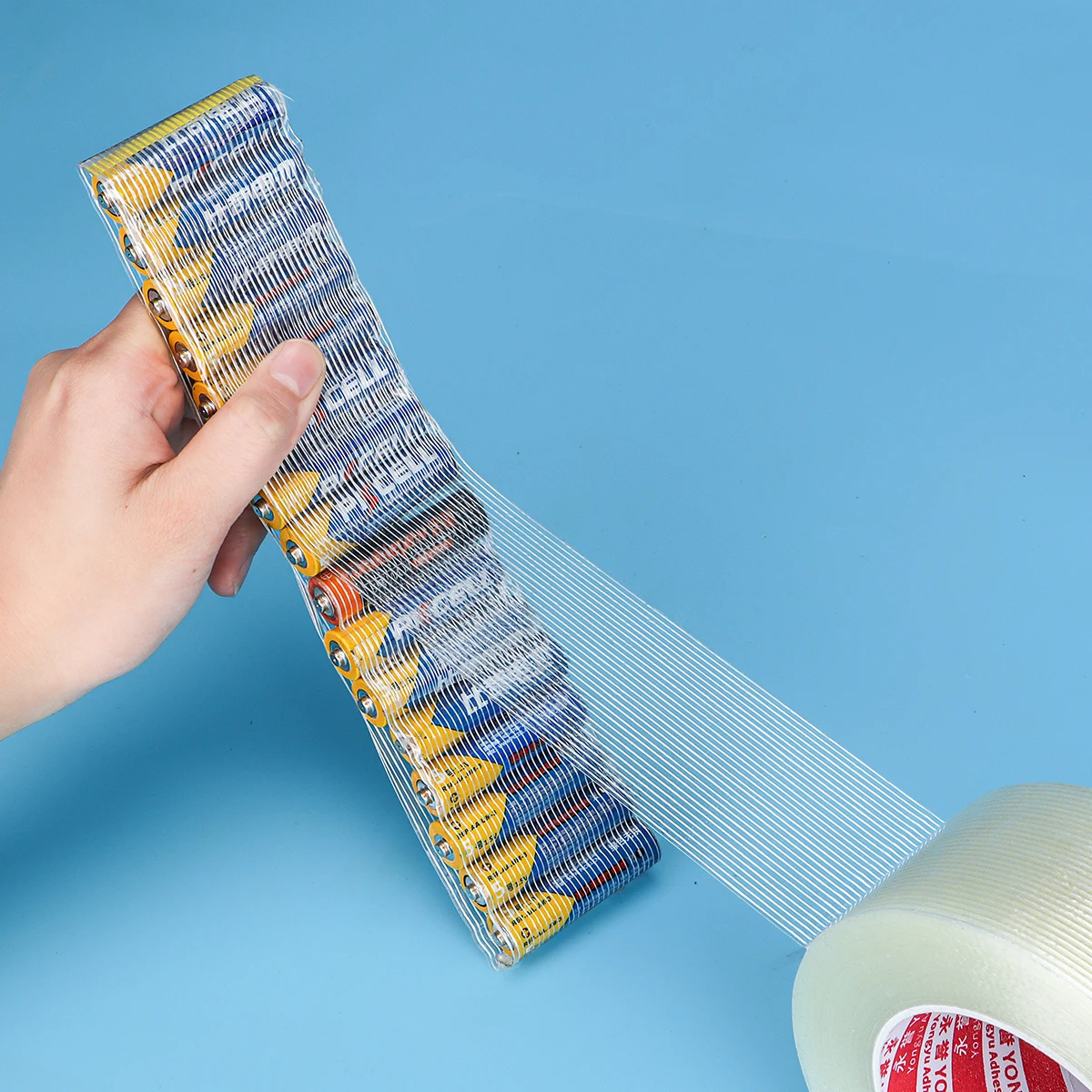 Fiber tape, filament tie tape, commercial grade heavy-duty transparent reinforced glass fiber tape, thick and super sticky
Fiber tape, filament tie tape, commercial grade heavy-duty transparent reinforced glass fiber tape, thick and super sticky