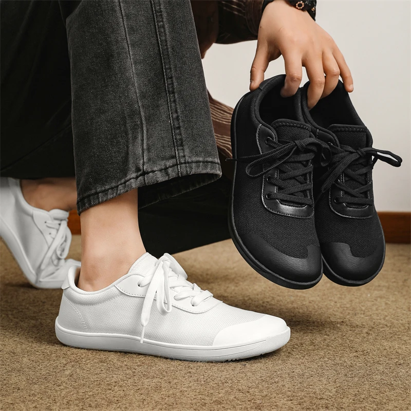 Wide Toe Men's Shoes Women's Wide and Minimalist Barefoot Sports Shoes Rubber Outsole with Loose Sole | Best Relaxing Large Size
Wide Toe Men's Shoes Women's Wide and Minimalist Barefoot Sports Shoes Rubber Outsole with Loose Sole | Best Relaxing Large Size