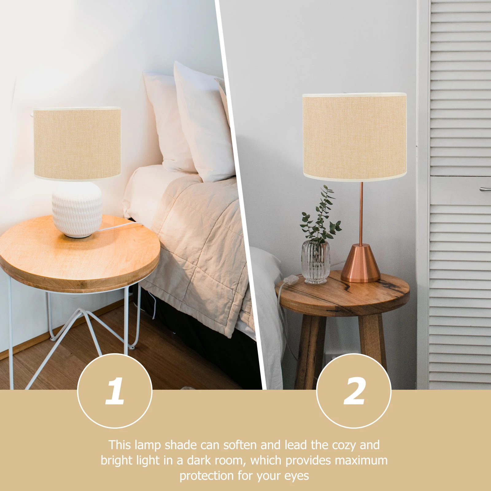 Coffee Linen Lampshade Light Cover Dustproof Bedroom Study Decor Cloth Lampshade nament Multi purpose Lighting
Coffee Linen Lampshade Light Cover Dustproof Bedroom Study Decor Cloth Lampshade nament Multi purpose Lighting