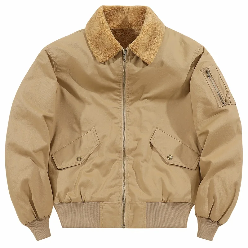 Men Jackets Long Sleeve Fleece Coat Turn Down Collar Zipper Cardigan Jacket Outerwear Loose Solid Autumn Spliced Casual
Men Jackets Long Sleeve Fleece Coat Turn Down Collar Zipper Cardigan Jacket Outerwear Loose Solid Autumn Spliced Casual