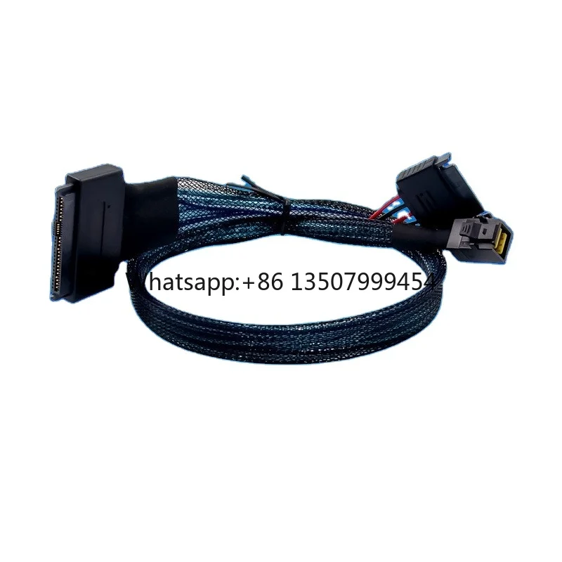 Mini SAS High-Speed Copper Core Braid Shielding Data Cable for U.2 Interfaces SFF-8643 to SFF-8639
Mini SAS High-Speed Copper Core Braid Shielding Data Cable for U.2 Interfaces SFF-8643 to SFF-8639