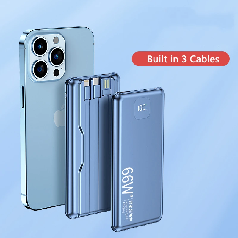 20000mAh Power Bank 66W Super Fast Charging Type C for iPhone Samsung Xiaomi Powerbank with Light Portable Charger Spare Battery
20000mAh Power Bank 66W Super Fast Charging Type C for iPhone Samsung Xiaomi Powerbank with Light Portable Charger Spare Battery
