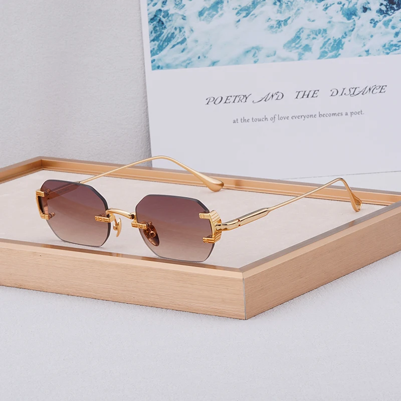 Alloy Rimless Rectangle Women Men Sunglasses Retro Vintage Colored Sun Glasses Trendy Brand Designer Shade Eyewear UV400 Oculos
Alloy Rimless Rectangle Women Men Sunglasses Retro Vintage Colored Sun Glasses Trendy Brand Designer Shade Eyewear UV400 Oculos