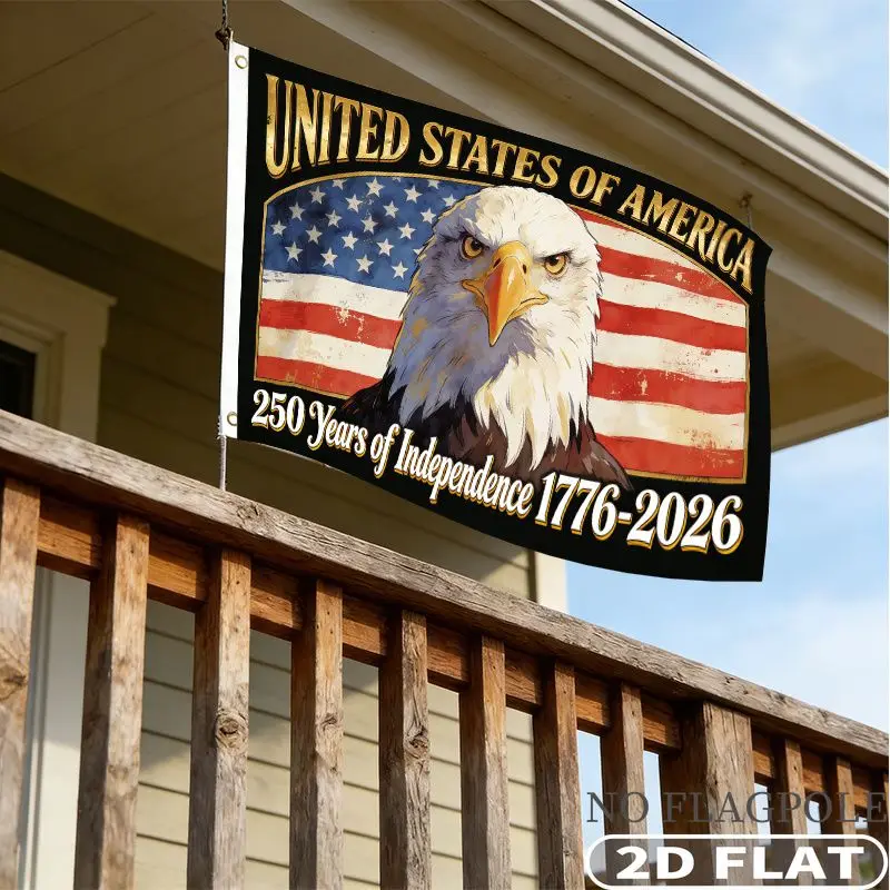 1pc Single Side 2D FLAT Printing United States Eagles Flag Flag Banner, Durable Polyester, Suitable for Outdoor Decor
1pc Single Side 2D FLAT Printing United States Eagles Flag Flag Banner, Durable Polyester, Suitable for Outdoor Decor