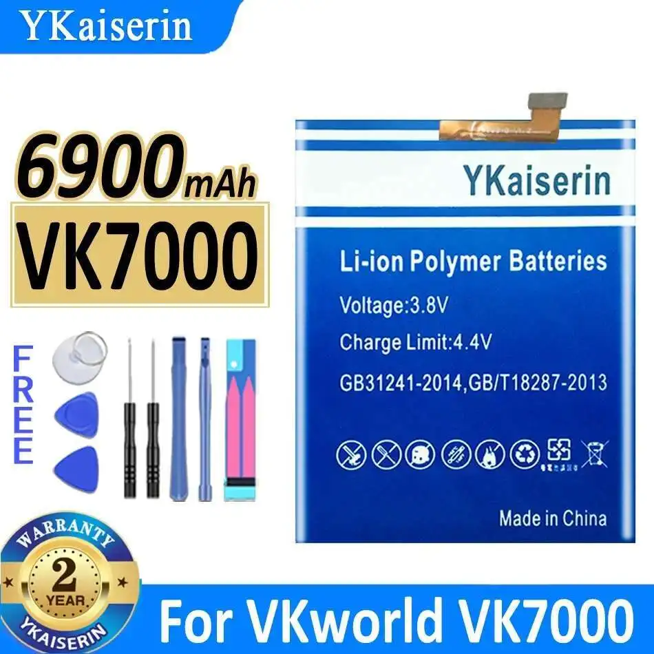 Аккумулятор мобильного телефона высокой емкости 6900 мАч для Vkworld VK7000 4G Lte IP68
Аккумулятор мобильного телефона высокой емкости 6900 мАч для Vkworld VK7000 4G Lte IP68