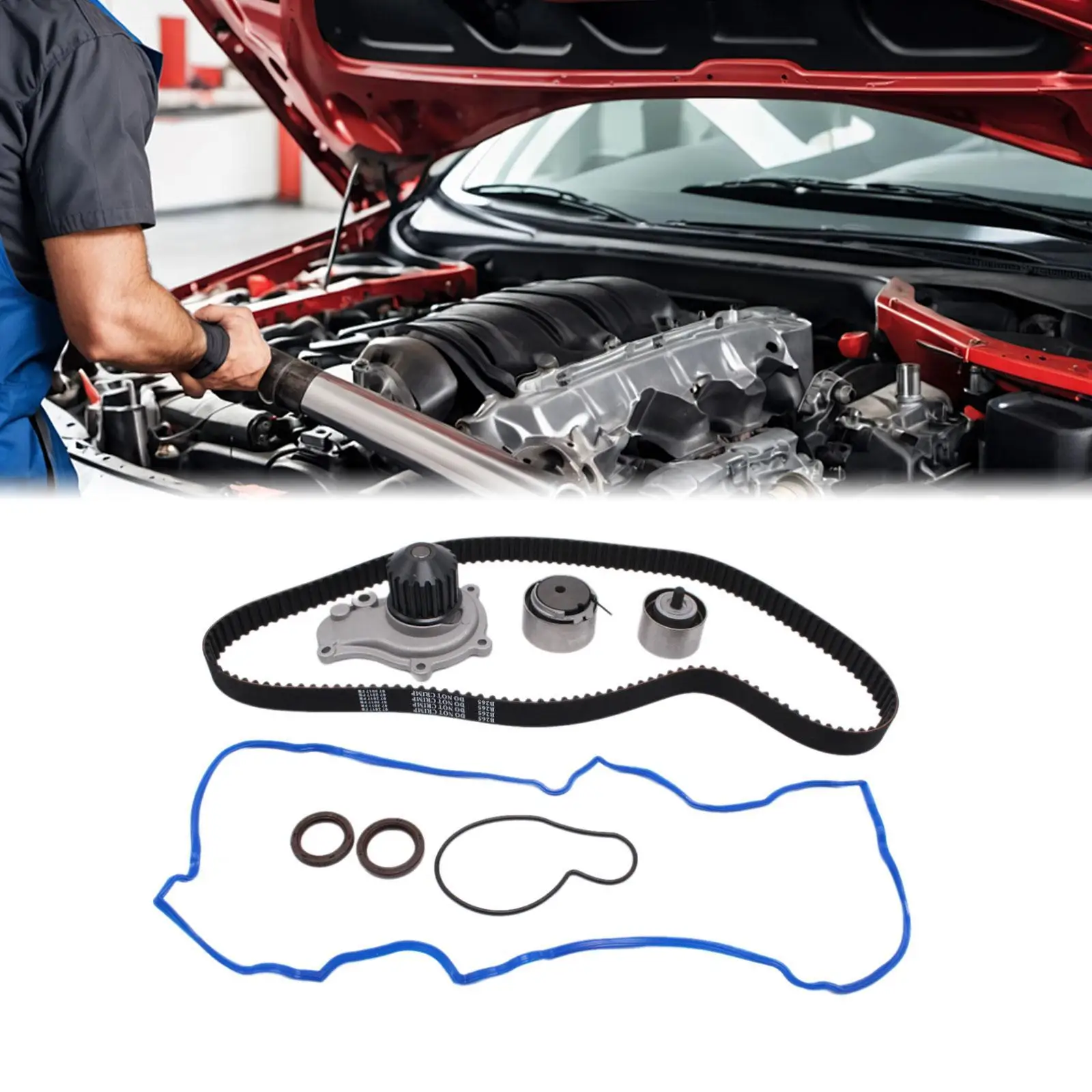 Engine Water Pump Premium Easy Installation Accessories Repair Parts Replacement Timing Belt Kit Professional for 2003-2010
Engine Water Pump Premium Easy Installation Accessories Repair Parts Replacement Timing Belt Kit Professional for 2003-2010