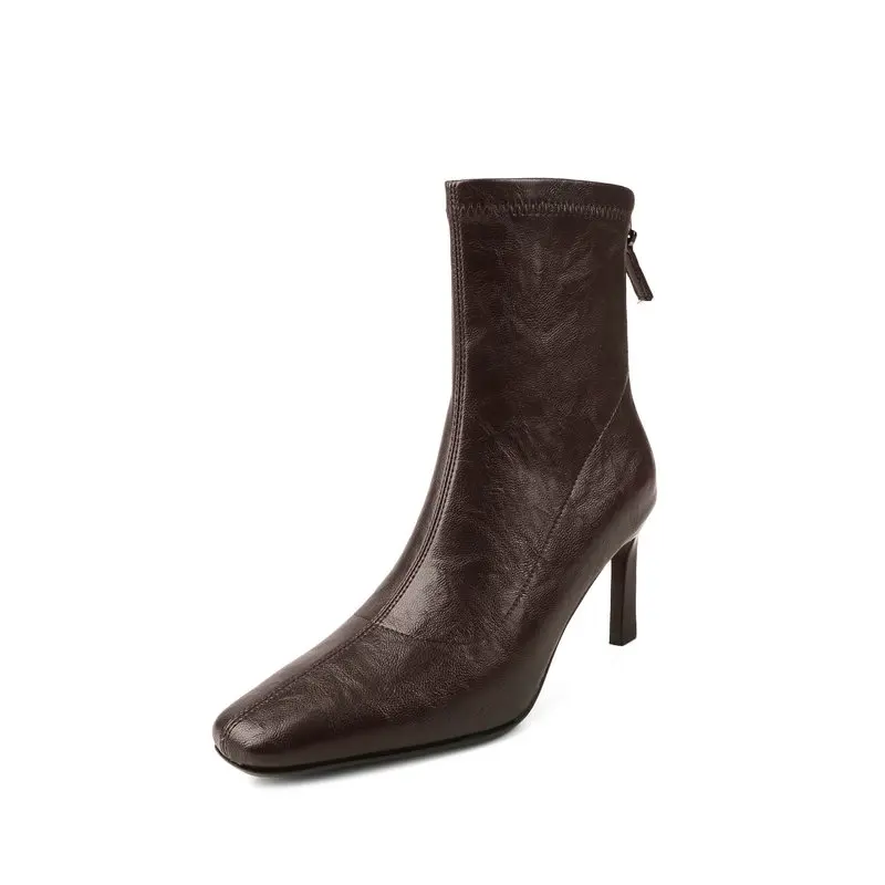 2025 New Fashion Tall Pointed-Toe Women Boots Genuine Leather Ankle Fashion Boots Street Party Shoes
2025 New Fashion Tall Pointed-Toe Women Boots Genuine Leather Ankle Fashion Boots Street Party Shoes
