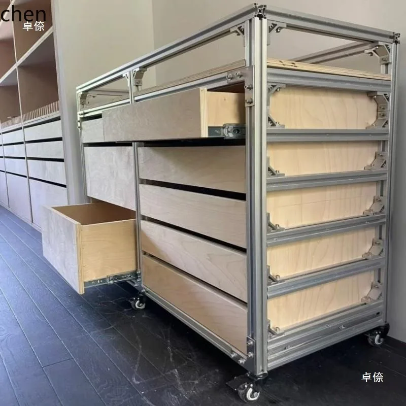 HYS Profile Floor File Cabinet Simple Ocean Board Multi-layer Storage Cabinet Movable Drawer Cabinet Coffee Manufacturer
HYS Profile Floor File Cabinet Simple Ocean Board Multi-layer Storage Cabinet Movable Drawer Cabinet Coffee Manufacturer