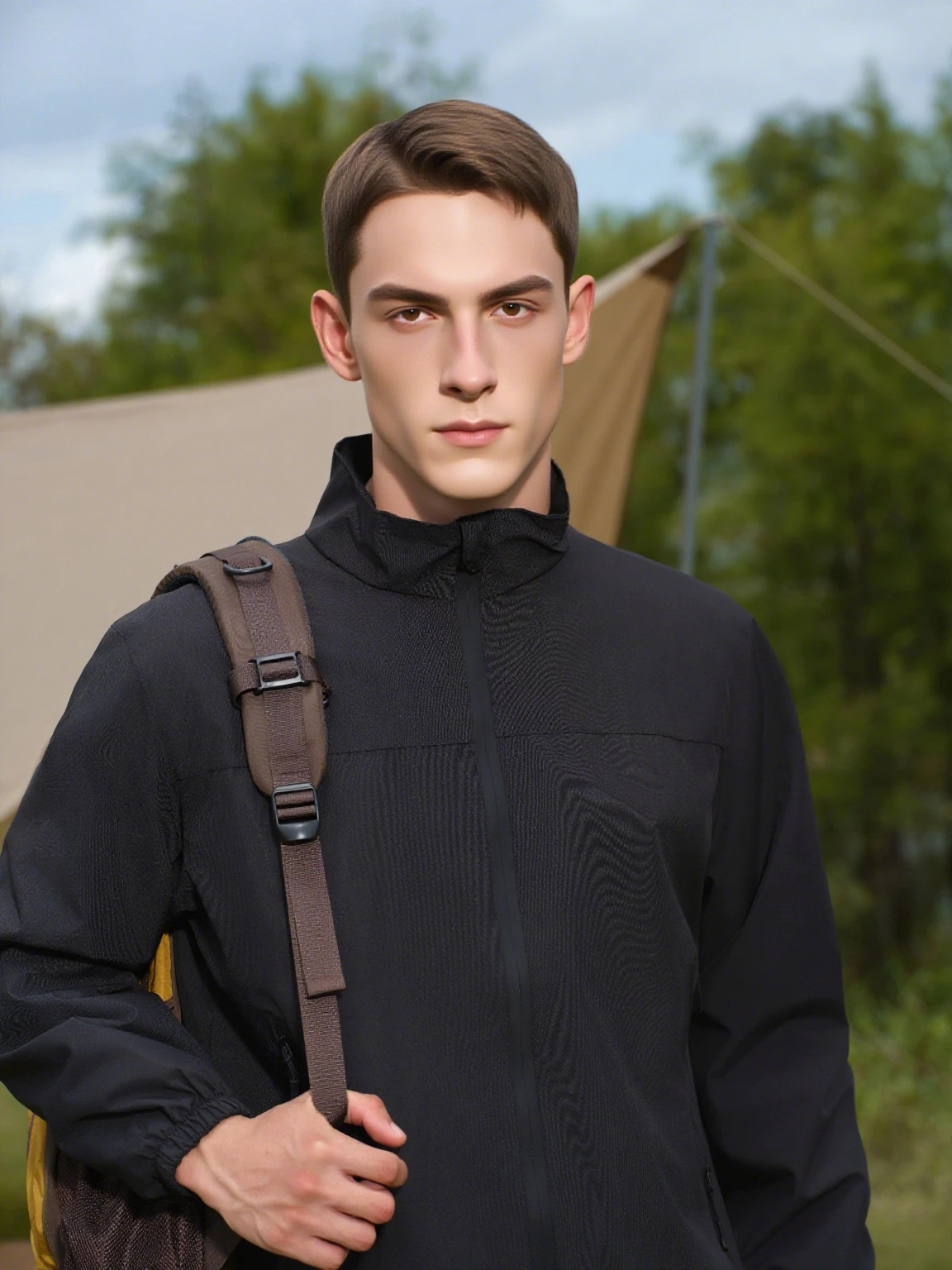 Men's and Women's Design Outdoor Jacket Spring and Autumn Windproof Stand-up Collar Long-sleeved Zipper Coat Brand Top
Men's and Women's Design Outdoor Jacket Spring and Autumn Windproof Stand-up Collar Long-sleeved Zipper Coat Brand Top