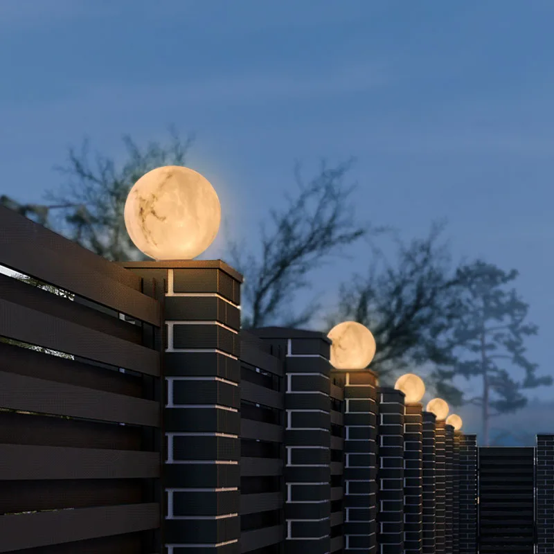 Outdoor column head lamp, imitation marble ball lamp, landscape pillar lamp, outdoor wall light
Outdoor column head lamp, imitation marble ball lamp, landscape pillar lamp, outdoor wall light