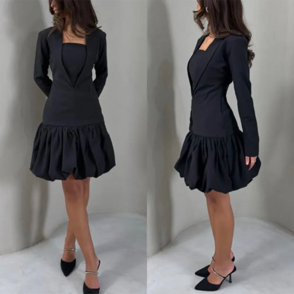 High Quality Customized Strapless Full Sleeves Knee Length A-line Woman Stain Vestidos Elegantes Para Mujer Dresses for Women
High Quality Customized Strapless Full Sleeves Knee Length A-line Woman Stain Vestidos Elegantes Para Mujer Dresses for Women