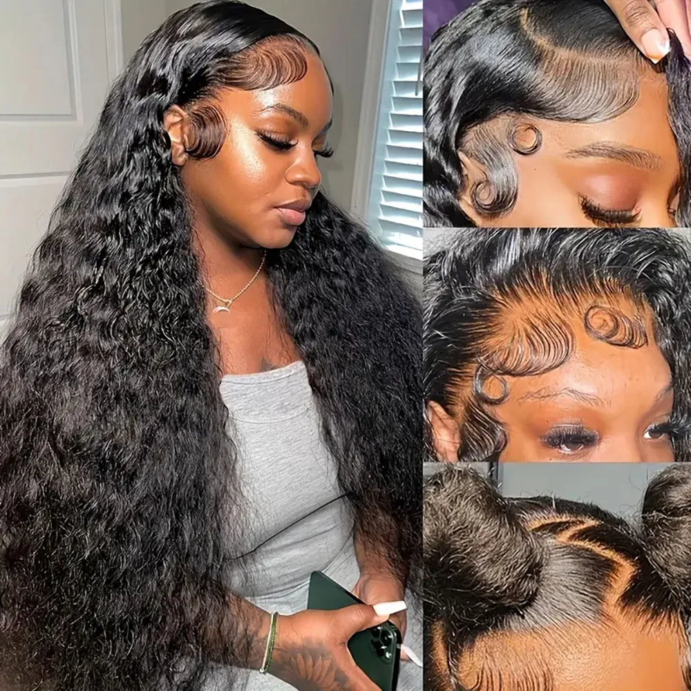 Human Hair Water Wave Transparent Lace Front Wig 13x4 Pre-Plucked 200% Density Wigs For Women Natural Color
Human Hair Water Wave Transparent Lace Front Wig 13x4 Pre-Plucked 200% Density Wigs For Women Natural Color