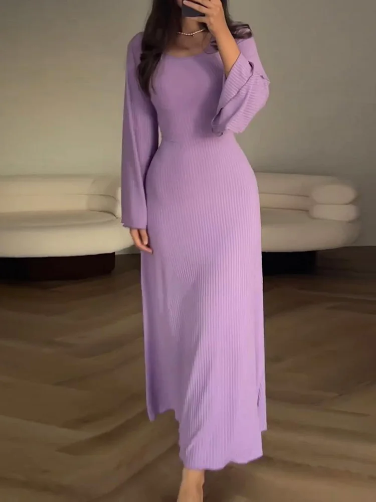 O-Neck Lace-Up Fashion Elegant Party Dress Women Spring Autumn Loungewear Long Sleeve Slim Ladies Maxi Dress Streetwear Vestidos
O-Neck Lace-Up Fashion Elegant Party Dress Women Spring Autumn Loungewear Long Sleeve Slim Ladies Maxi Dress Streetwear Vestidos