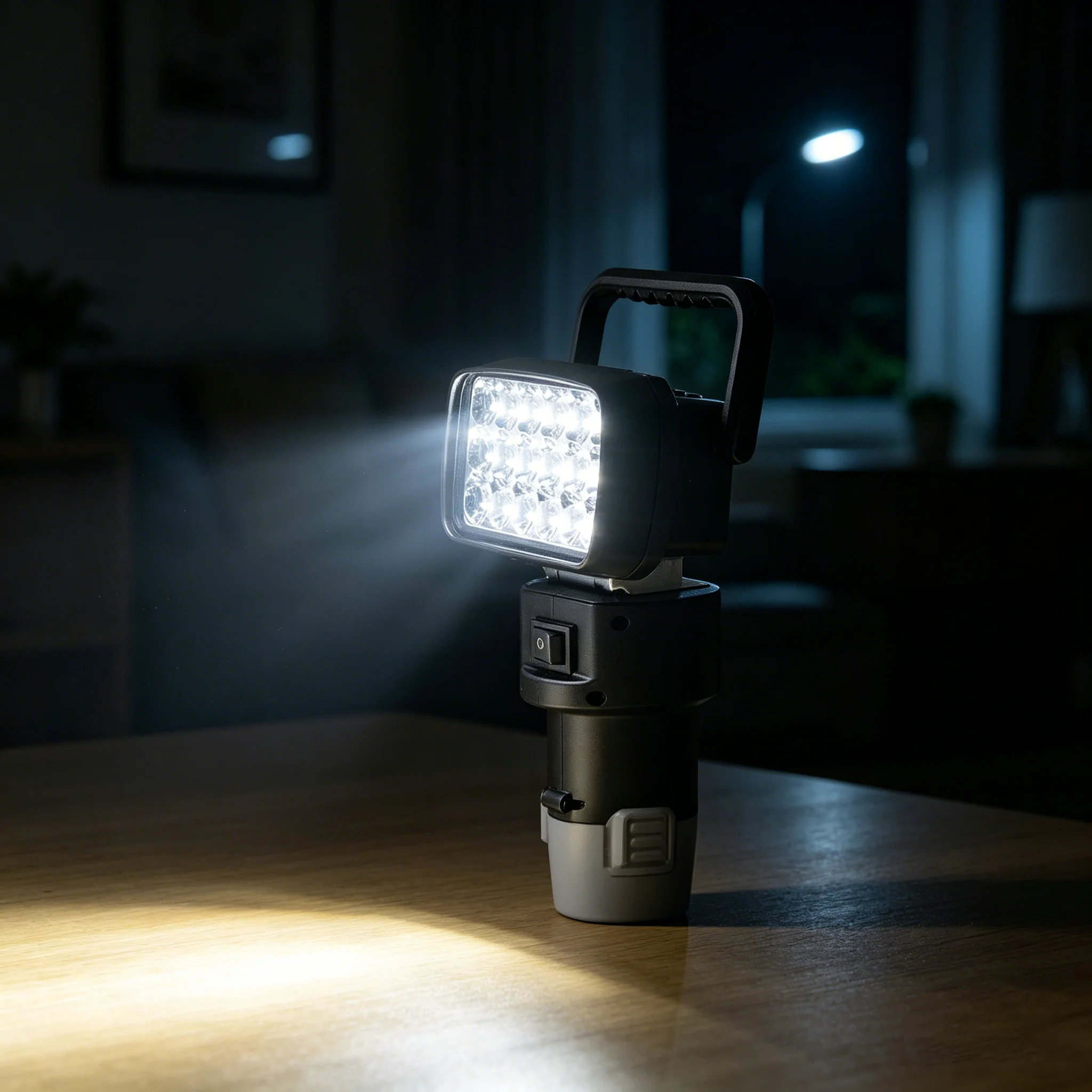 Spotlight Portable Lamp 18 Beads LED Working Light Handheld Lanter for For Lomvum DeYun ZhiPu FuGe 12V BL1013B Lithium Battery
Spotlight Portable Lamp 18 Beads LED Working Light Handheld Lanter for For Lomvum DeYun ZhiPu FuGe 12V BL1013B Lithium Battery