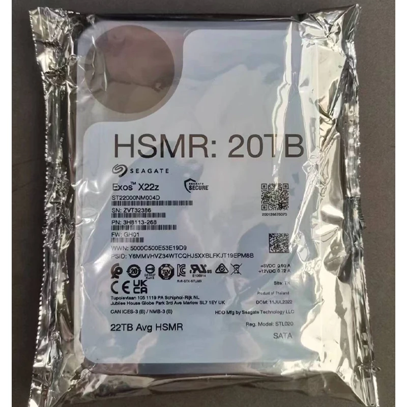 Новый жесткий диск для SEAGATE-20TB (ST22000NM004D) 7200 об/мин 256 МБ SATA 3,5 "жесткий диск HDD
Новый жесткий диск для SEAGATE-20TB (ST22000NM004D) 7200 об/мин 256 МБ SATA 3,5 "жесткий диск HDD