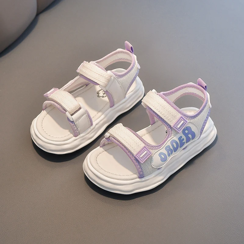 Kids Letter Print Sport Sandals with Adjustable Straps Breathable Mesh Upper Non-slip Rubber Sole Casual Shoes for Toddlers
Kids Letter Print Sport Sandals with Adjustable Straps Breathable Mesh Upper Non-slip Rubber Sole Casual Shoes for Toddlers