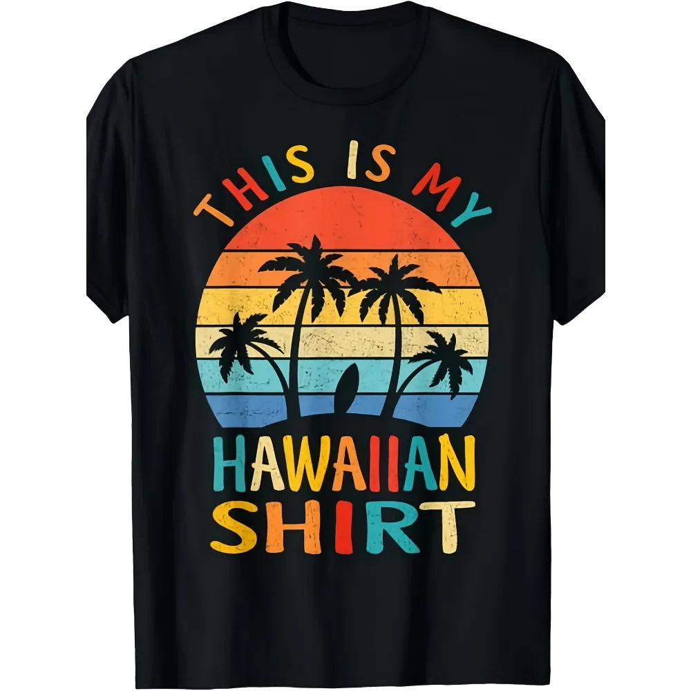 Men'S & Women'S Hawaiian Shirt Tropical Luau Party T-Shirt - 220gsm Heavyweight Pure Retro Hawaiian Print with Palm Trees & Surfboards - Unisex All-Season Comfort Fit for Beach Vacation, Themed Events & Casual Attire - Vintage Hawaiian Shirt Design
Men'S & Women'S Hawaiian Shirt Tropical Luau Party T-Shirt - 220gsm Heavyweight Pure Retro Hawaiian Print with Palm Trees & Surfboards - Unisex All-Season Comfort Fit for Beach Vacation, Themed Events & Casual Attire - Vintage Hawaiian Shirt Design