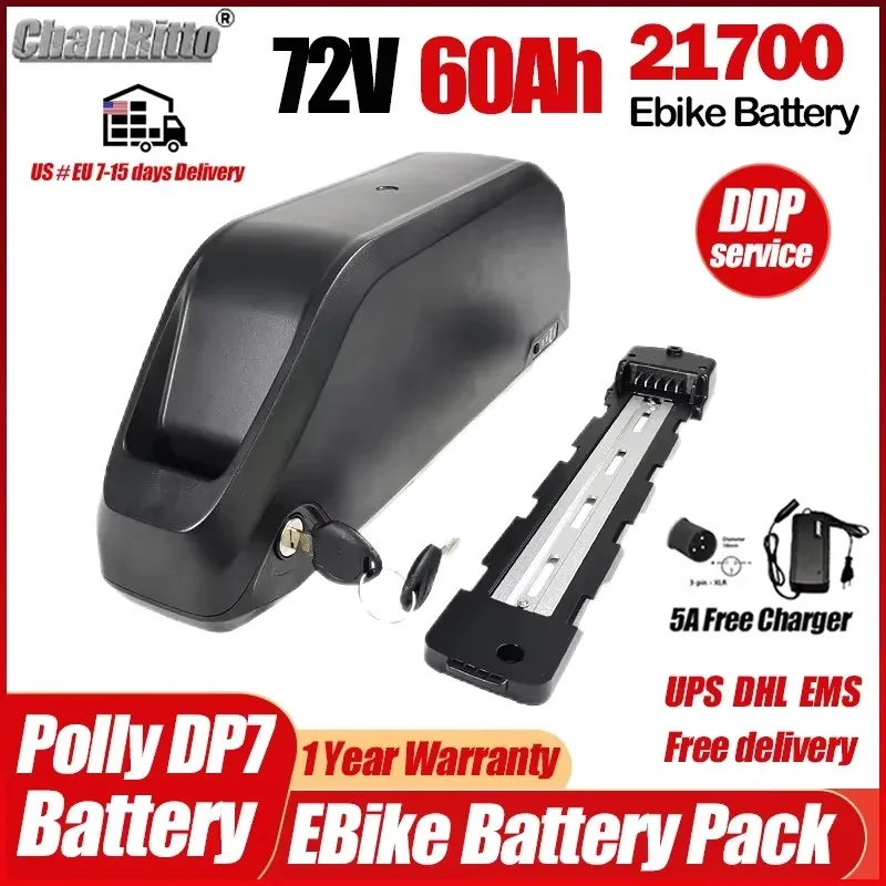 72v chamrider 25ah 30 40ah 50 60ah E bike Bateria 72v 1000w Electric Bicycle Battery 3000w 72v motor kit 21700 bateria de lítio
72v chamrider 25ah 30 40ah 50 60ah E bike Bateria 72v 1000w Electric Bicycle Battery 3000w 72v motor kit 21700 bateria de lítio