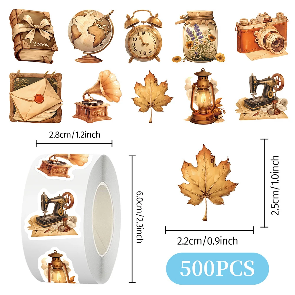 500pcs/roll Vintage Art Aesthetic Graffiti Stickers Cartoon Sealing Labels Sticker Notebook Luggage Phone Case Decals Decoration
500pcs/roll Vintage Art Aesthetic Graffiti Stickers Cartoon Sealing Labels Sticker Notebook Luggage Phone Case Decals Decoration