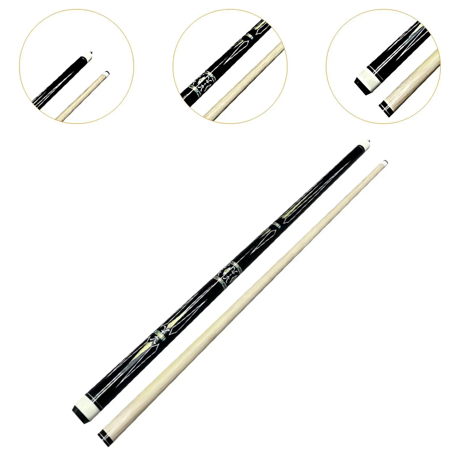 Billiard Practice Starter Wooden Cue Stick Portable 1/2 Split Design for Pool Hall Men and Women Game Equipment
Billiard Practice Starter Wooden Cue Stick Portable 1/2 Split Design for Pool Hall Men and Women Game Equipment
