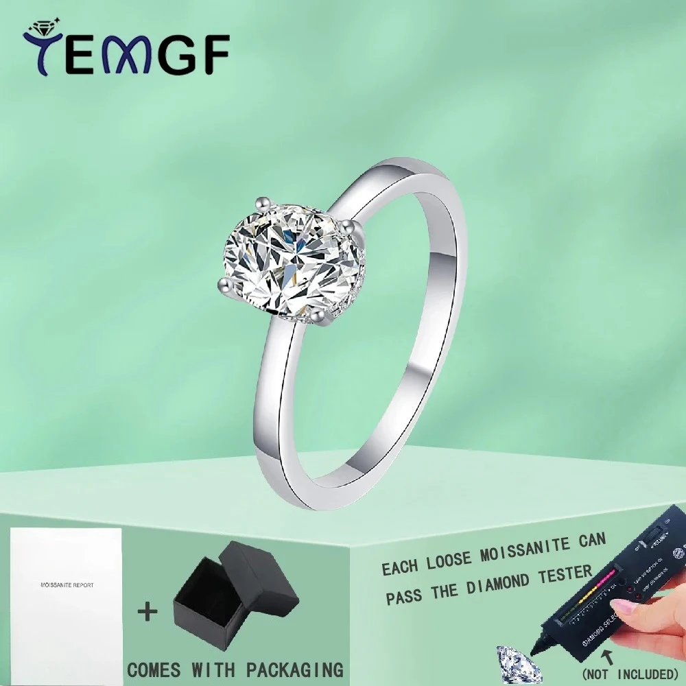 Кольцо TEMGF 2CT с муассанитом овальной огранки, 100% серебро 925 пробы для женщин, предложение, помолвка, годовщина свадьбы, классические ювелирные изделия, подарки
Кольцо TEMGF 2CT с муассанитом овальной огранки, 100% серебро 925 пробы для женщин, предложение, помолвка, годовщина свадьбы, классические ювелирные изделия, подарки