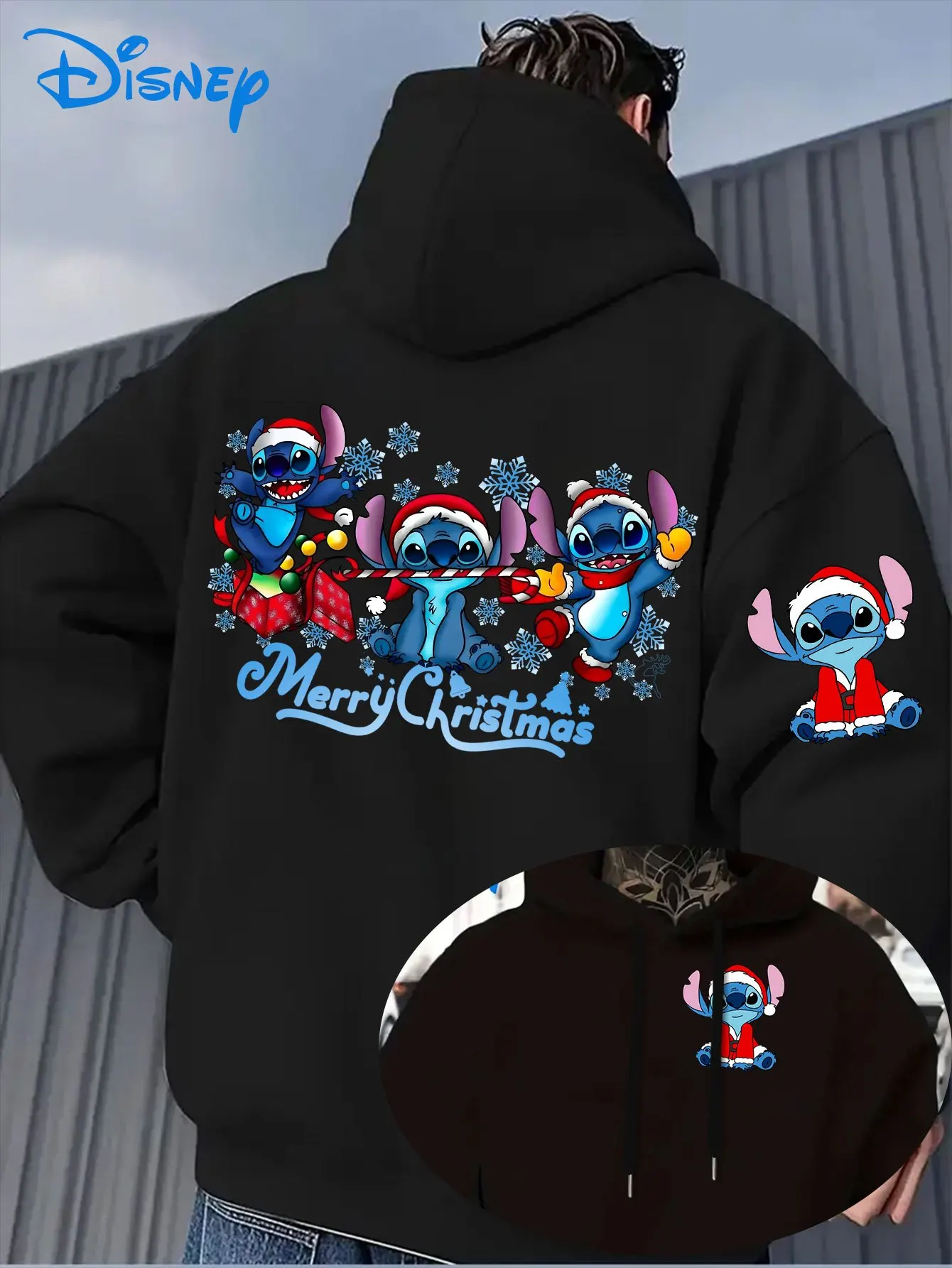 Men's Disney Christmas Stitch Hoodies Fashion Oversized Streetwear Unisex Sweatshirts Autumn and Winter Fleece Casual Versatile
Men's Disney Christmas Stitch Hoodies Fashion Oversized Streetwear Unisex Sweatshirts Autumn and Winter Fleece Casual Versatile
