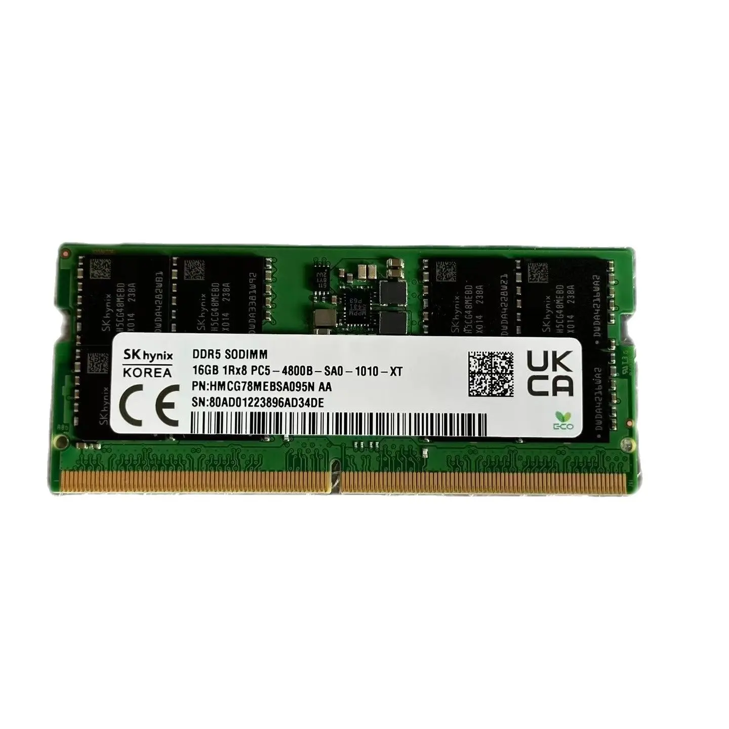 SK hynix DDR5 SODIMM 16GB 1Rx16 PC5 - 4800/5600 - SC0 Laptopk Memory Itx RAM Mini Host
SK hynix DDR5 SODIMM 16GB 1Rx16 PC5 - 4800/5600 - SC0 Laptopk Memory Itx RAM Mini Host