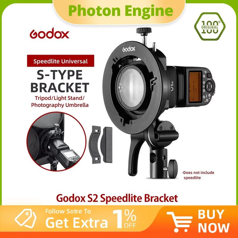 Godox S2 Bowens Mount Flash S-type Holder Bracket for Godox V1 V860II AD200 AD400PRO Speedlite Flash Snoot Softbox
Godox S2 Bowens Mount Flash S-type Holder Bracket for Godox V1 V860II AD200 AD400PRO Speedlite Flash Snoot Softbox