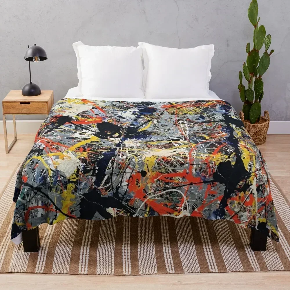 Jackson Pollack - Blue Poles Throw Blanket Soft Plush Blanket as Housewarming Gift
Jackson Pollack - Blue Poles Throw Blanket Soft Plush Blanket as Housewarming Gift