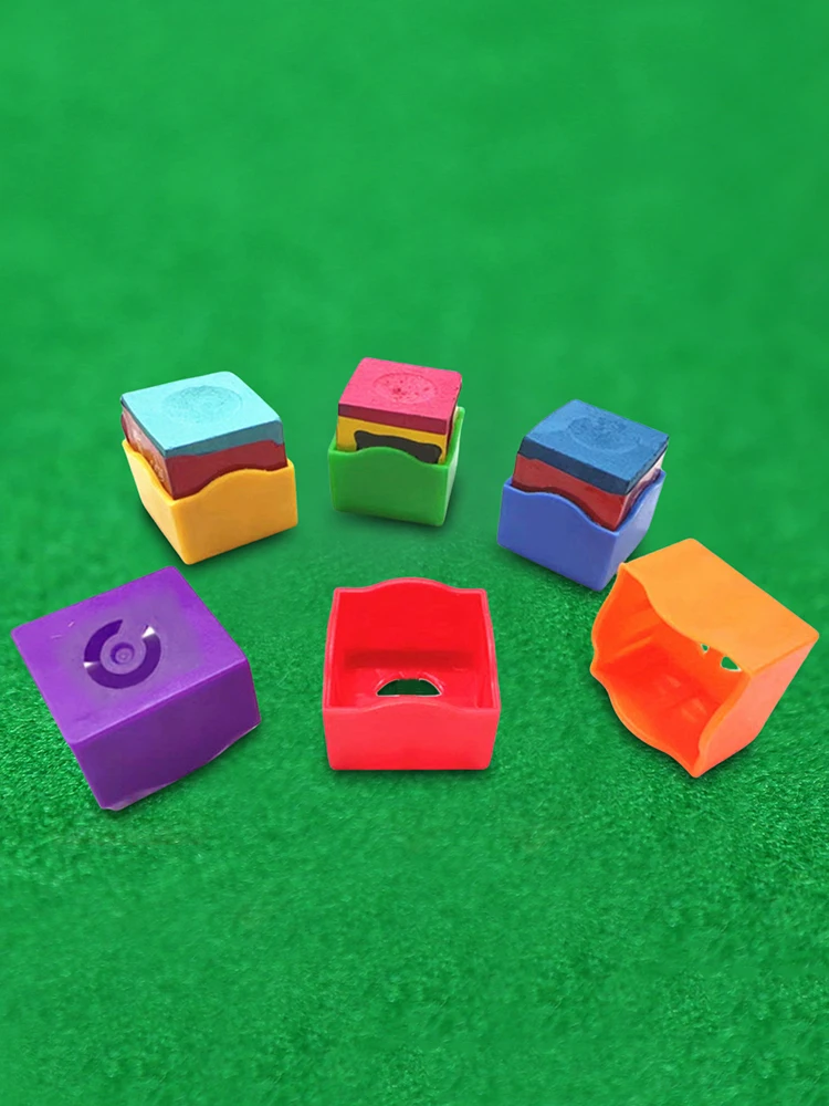 12pcs Snooker Protective Covers Plastic 6 Colors Snooker Cue Rub Chalk Clamps Professional Billiard Accessories
12pcs Snooker Protective Covers Plastic 6 Colors Snooker Cue Rub Chalk Clamps Professional Billiard Accessories