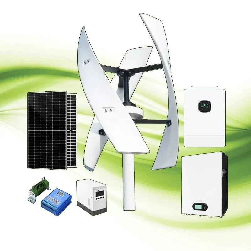 5KW 10KW wind turbine and 5KW solar panel hybrid system wind solar system for home farms
5KW 10KW wind turbine and 5KW solar panel hybrid system wind solar system for home farms