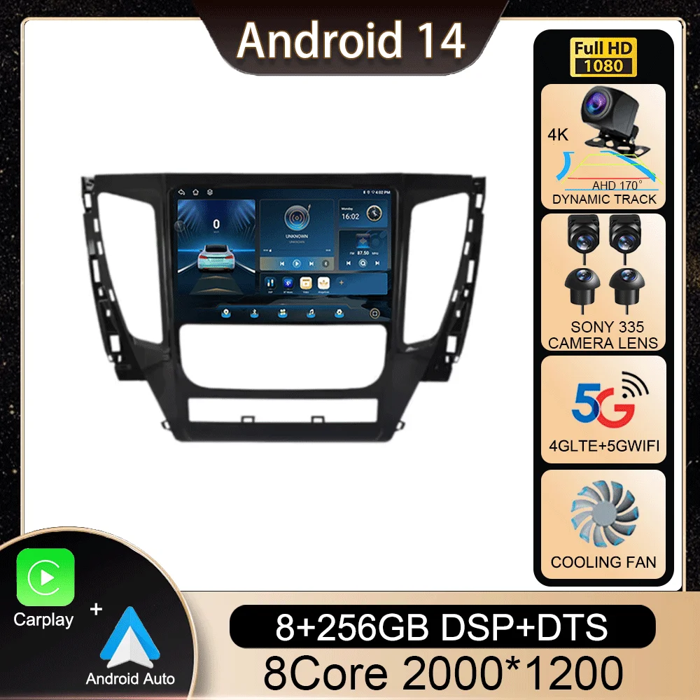 Android 14 Carplay Car Radio For Mitsubishi Pajero Sport 3 L200 5 Triton 3 2015 2016 2017 2018 2019 Multimedia Player GPS Stereo
Android 14 Carplay Car Radio For Mitsubishi Pajero Sport 3 L200 5 Triton 3 2015 2016 2017 2018 2019 Multimedia Player GPS Stereo