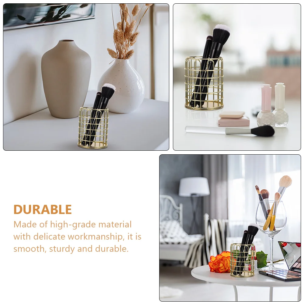 Makeup Brush Storage Container Round Wire Pencil Cup Organizer Cylindrical Holders
Makeup Brush Storage Container Round Wire Pencil Cup Organizer Cylindrical Holders
