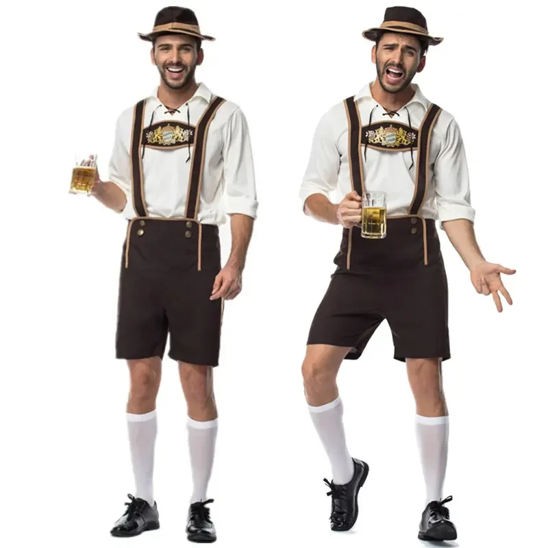 Male Oktoberfest Lederhosen Outfit Set German Bavarian Octoberfests Festival Beer Man Cosplay Carnival Halloween Party Costume
Male Oktoberfest Lederhosen Outfit Set German Bavarian Octoberfests Festival Beer Man Cosplay Carnival Halloween Party Costume