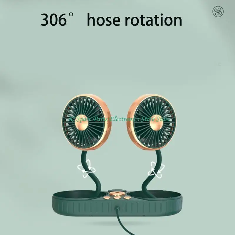 SZ 2in1 USB Fan Dual for Head Car Fan 360 Degree Rotation Auto Cooler 3-Speed Humidifier Fan for Truck Vehicle Van SUV RV
SZ 2in1 USB Fan Dual for Head Car Fan 360 Degree Rotation Auto Cooler 3-Speed Humidifier Fan for Truck Vehicle Van SUV RV