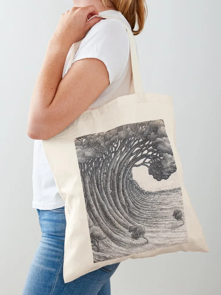 Tree Wave Tote Bag Eco bag tote bag men Candy bags shopper women canvas
Tree Wave Tote Bag Eco bag tote bag men Candy bags shopper women canvas