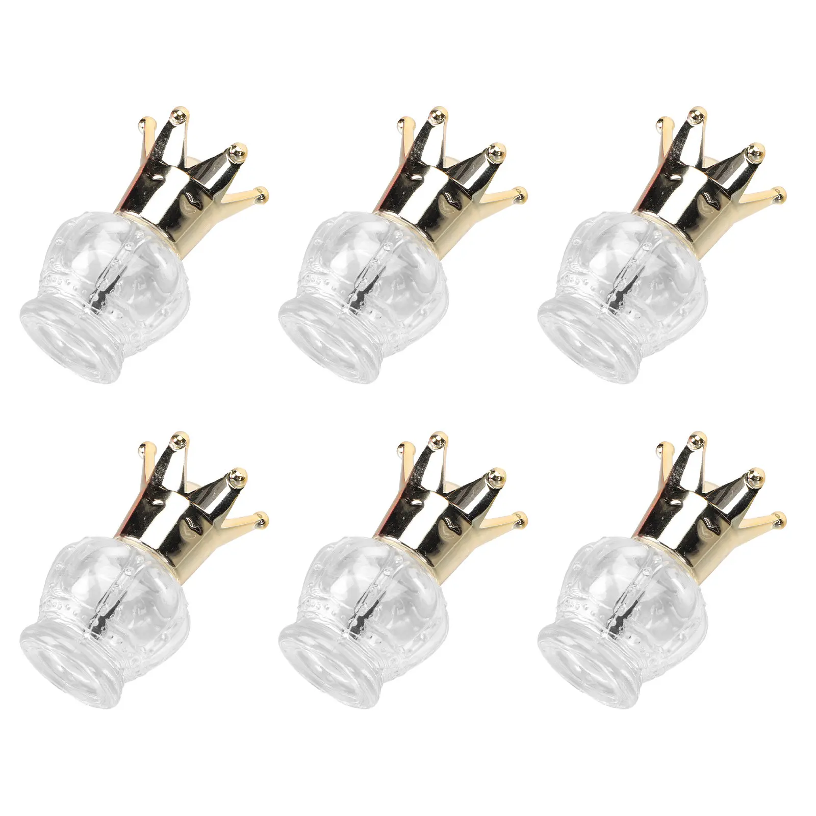6Pcs Empty Nail Polish Bottles Premium Glass Craft Bottles Leak-Proof Brush Lid Small Portable Refillable Cosmetics Sub Package
6Pcs Empty Nail Polish Bottles Premium Glass Craft Bottles Leak-Proof Brush Lid Small Portable Refillable Cosmetics Sub Package