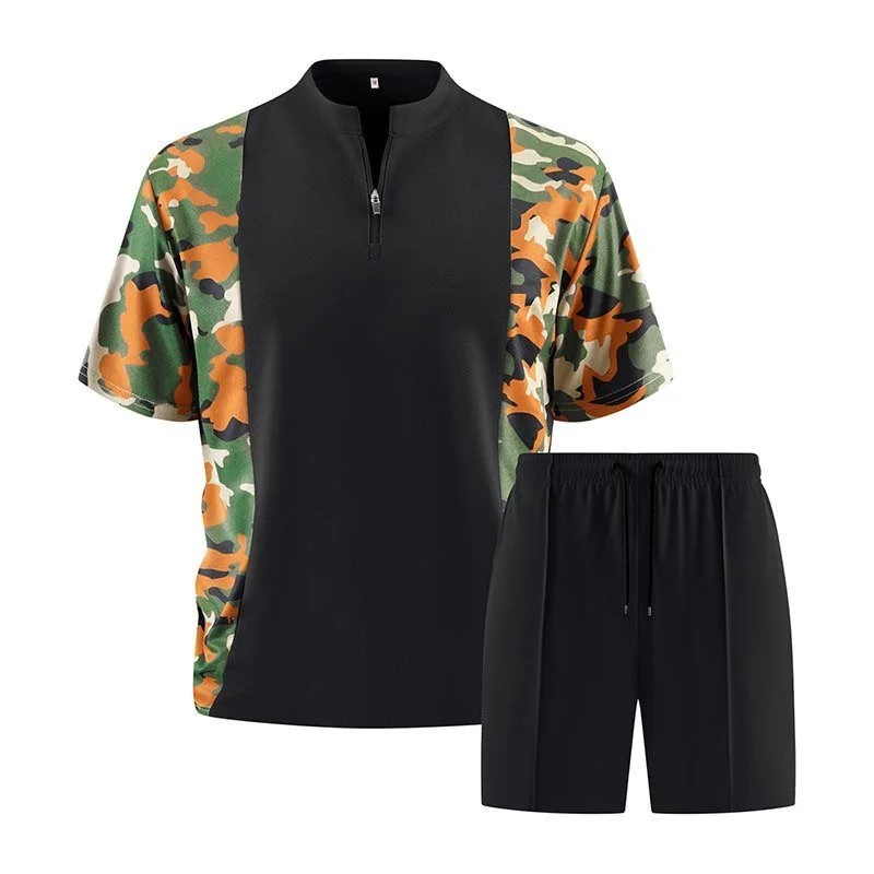 Summer New Fashion Trendy American Sports Breathable Short Sleeve POLO Shirt Set Men's Casual Loose High Quality Two-Piece Set
Summer New Fashion Trendy American Sports Breathable Short Sleeve POLO Shirt Set Men's Casual Loose High Quality Two-Piece Set