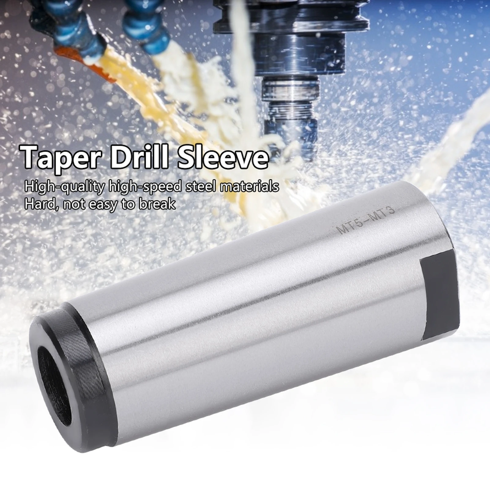 1PC Steel Taper Drill Sleeve Reducing Adapter for Lathe Milling Middle Taper Sleeve MT5-MT3
1PC Steel Taper Drill Sleeve Reducing Adapter for Lathe Milling Middle Taper Sleeve MT5-MT3
