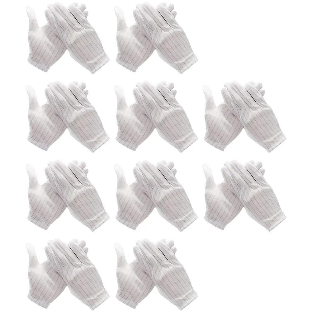10 Pcs Anti Static Gloves Thin Protection White Conductive Fiber Lightweight Work Gloves Pc Building Safety
10 Pcs Anti Static Gloves Thin Protection White Conductive Fiber Lightweight Work Gloves Pc Building Safety