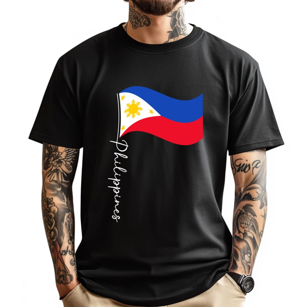 Philippines Signature Flag Pole Filipino Flag New T Shirt Spring Designer Clothes Men Big Size T-shirt
Philippines Signature Flag Pole Filipino Flag New T Shirt Spring Designer Clothes Men Big Size T-shirt
