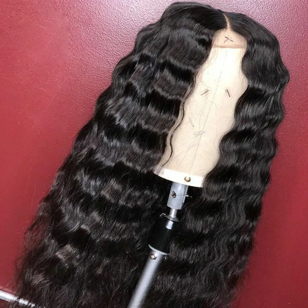 26inch Long Natural Black 180 Density Deep Wave Curly Lace Front Wig For Women BabyHair Glueless Heat Resistant Preplucked
26inch Long Natural Black 180 Density Deep Wave Curly Lace Front Wig For Women BabyHair Glueless Heat Resistant Preplucked