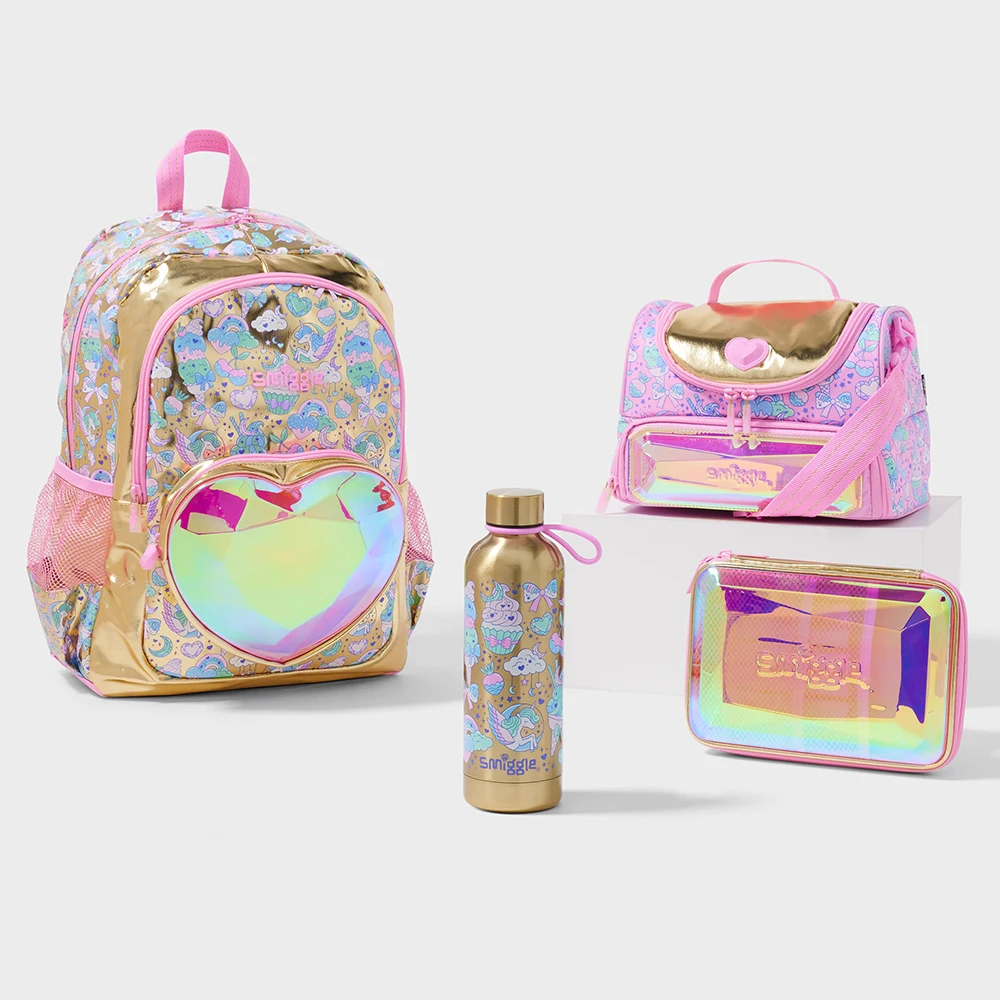 New Australian Smilgle Backpack, Love Backpack, Elementary School Girl Cute Backpack, Gift Meal Bag
New Australian Smilgle Backpack, Love Backpack, Elementary School Girl Cute Backpack, Gift Meal Bag